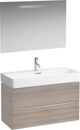 Фото Тумба под раковину Laufen Space 4102021601011, 93 см, 2 ящика