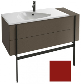 Тумба под раковину Jacob Delafon Nouvelle Vague 120 см, EB3033-S08, 2 ящика, с выступом, цвет - темн