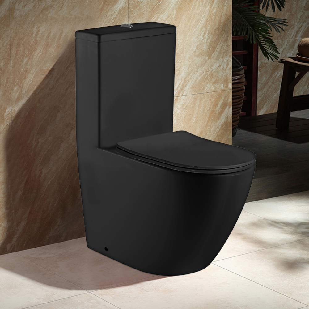 Унитаз-моноблок Azario MORANO (AZ-1001MB) Черный матовый