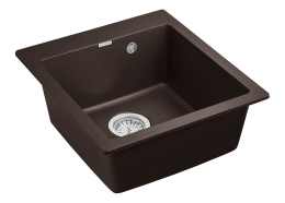 Мойка кухонная 46x50 Paulmark Zemar  (PM104651-CO) кофе