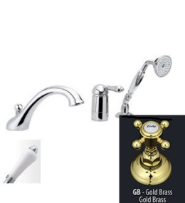 Фото Смеситель Nicolazzi Classico Monokomandi 3414GB76 для душа, гальваническое золото