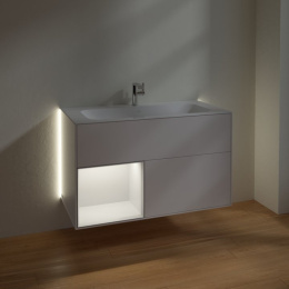 Villeroy Boch Finion G030HFMT Тумба под раковину 996х498 мм (gold matt/white matt)