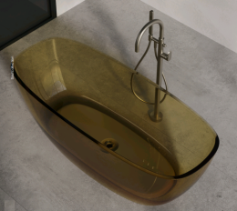 Фото Ванна отдельностоящая DEA Design Soul (DD8630 1700 R6) из полиэфирной смолы, Classic Green