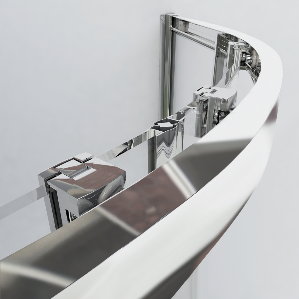 Душевой уголок Vincea Garda (VSQ-1G100CL) хром