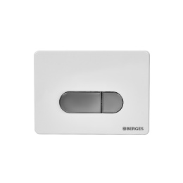 Фото Инсталляция для унитаза Berges Novum 040237 кнопка D7, белая/кнопка хром