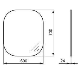 Зеркало T7825BH Ideal Standard SoftMood