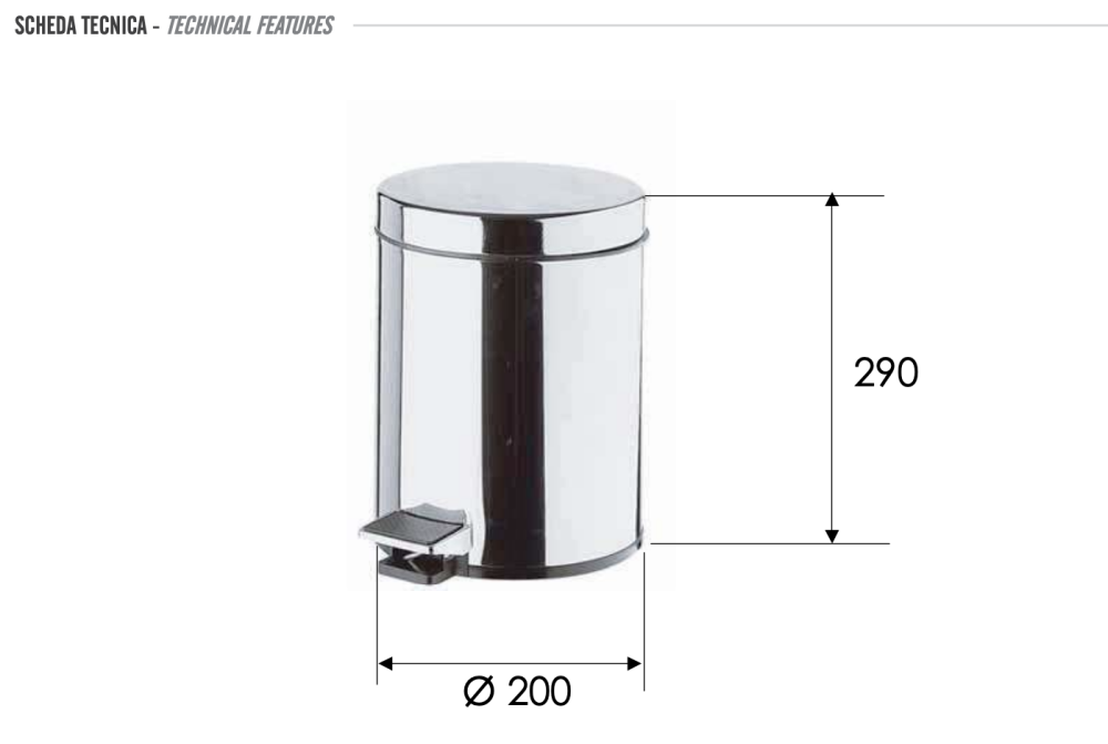 Фото Ведро 5 литров Remer RB502CR