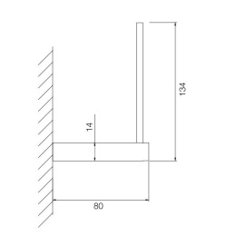 FIMA Carlo Frattini Quadra F6025/2CR Держатель для запасного рулона