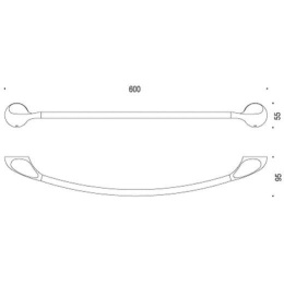 Полотенцедержатель Colombo MELO B1210