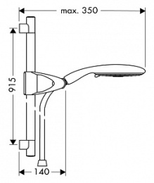 Душевой гарнитур Hansgrohe Raindance (27894000) хром