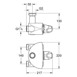 GROHE Grohtherm XL 35088000 Термостат повышенной проходимости
