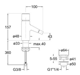 Cristina SELTZ SZ11451 Смеситель для ванны