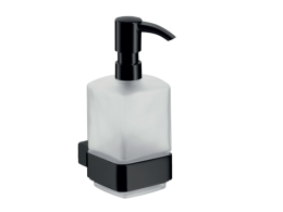 Emco Loft 0521 133 01 Дозатор для жидкого мыла 70*113*160, прозрачный матовый, Black
