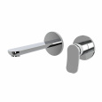 Fima Carlo Frattini F3821X8SN Смеситель для раковины Flo', цвет-брашированный никель
