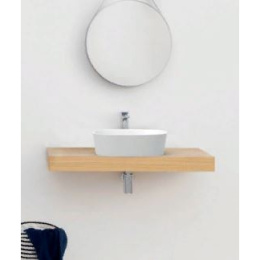 Раковина накладная 42 см ArtCeram Ghost (GHL001 14 00) красный
