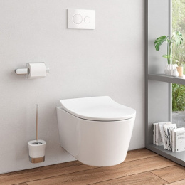 Фото TOTO RP CW552Y+TC513F Подвесной безободковый унитаз с сиденьем и крышкой микролифт