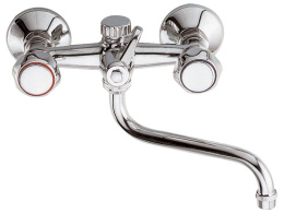 Фото Смеситель Remer для кухни RR 42EX гор подв с вых с/м