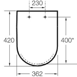 Сиденье для унитаза Roca Meridian (8012AC004) белый