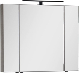 Фото Зеркало-шкаф Aquanet Эвора 100 дуб антик