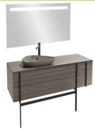 Фото Тумба под раковину Jacob Delafon Nouvelle Vague 145 см, EB3044-G1A, нюд глянцевый