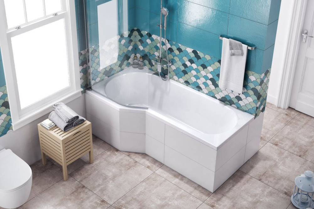 Акриловая ванна 160x80 Excellent (WAEX.BSL16WH), асимметричная