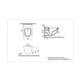 Подвесной унитаз VitrA S40 7759B003-0075 безободковый SmoothFlush (Смусфлаш) белый