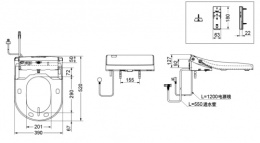 Напольный унитаз TOTO NC CW761Y+Washlet TCF4732G