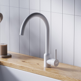 Фото Кухонный смеситель Dorff Logic (D3007033) Белый