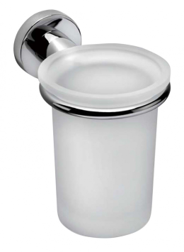 Стакан подвесной Colombo Basic B2702, стекло хром