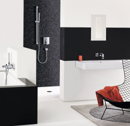 Фото Grohe Eurocube 19895000 Смеситель для раковины настенный встраиваемый