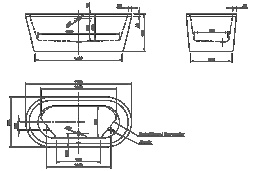 Фото Акриловая ванна 170x80 Knief (0100-276), овальная