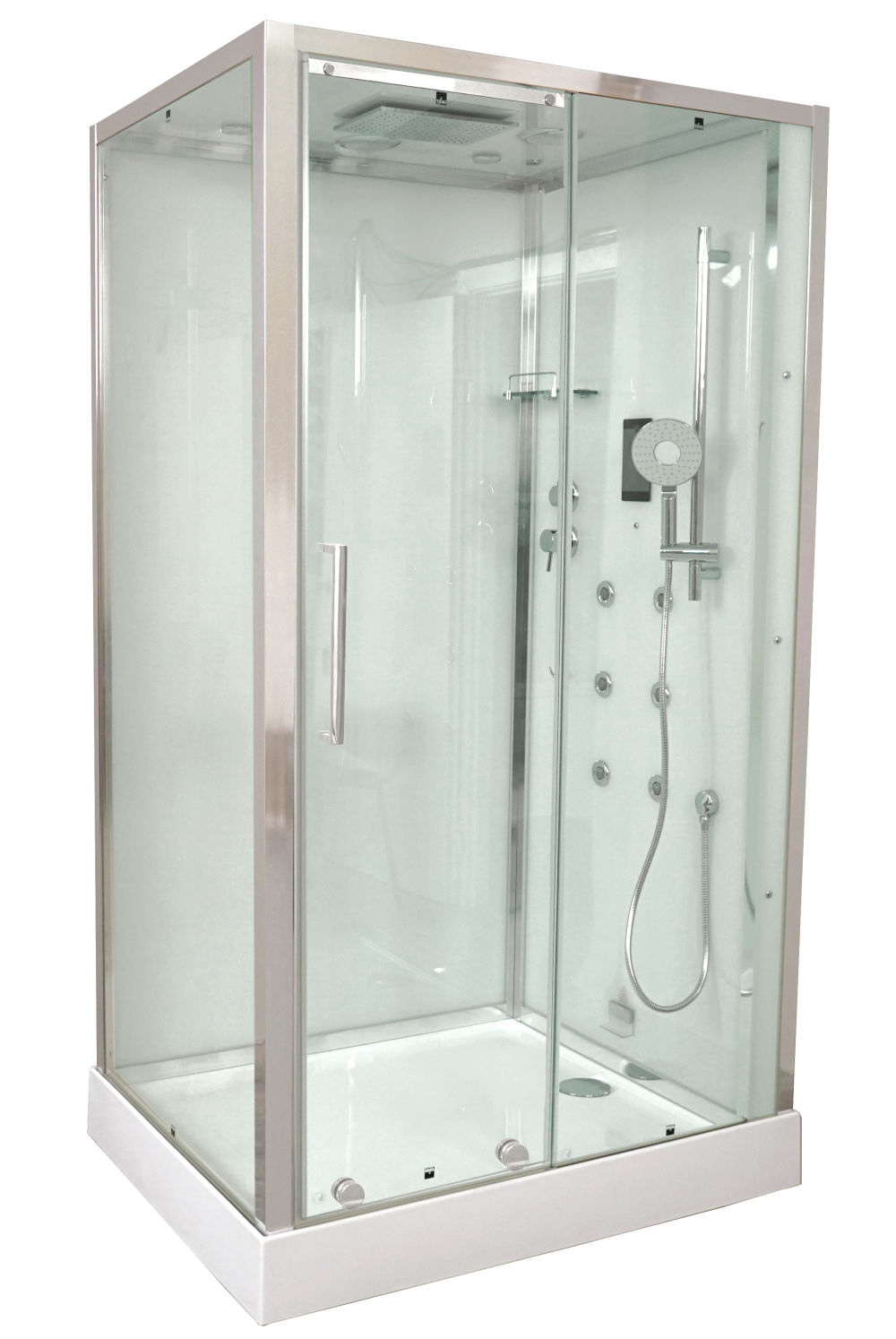 Фото Душевая кабина 120x90x220 Timo (H-510L) С гидромассажем, акрил, Поддон низкий