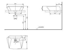 Фото Раковина TOTO LW681B