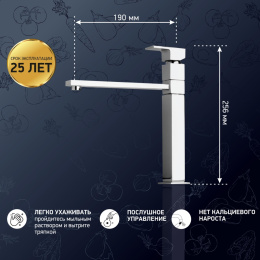 Фото Смеситель для кухни Paini Dax-DaxR 84CR579RSKM хром