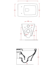 Подвесной унитаз ArtCeram Jazz (JZV001 03 00) черный