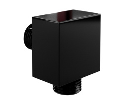 Фото Подключение шланга WasserKRAFT A178, PVD-покрытие черный глянец