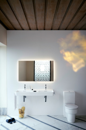 Фото Зеркало с интегрированной подсветкой LED Laufen Leelo 4.4766.2.950.144.1 с сенсорным выключателем, 1