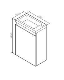 Фото База под раковину Am.Pm X-Joy (M85AFHX0451WG) белый