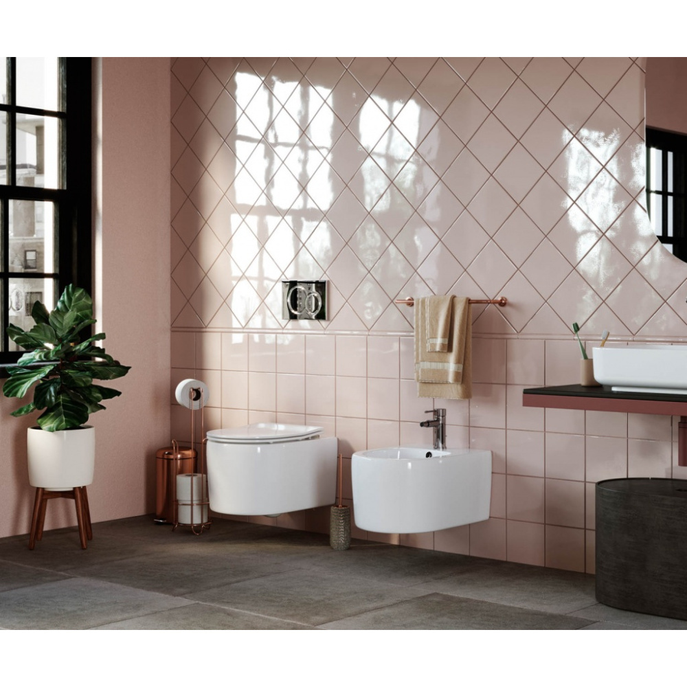 Подвесной унитаз Ceramica Nova MOMENTS CN3003 с сиденьем