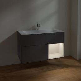 Villeroy Boch Finion F040GJGK Тумба под раковину 996х498 мм (light grey matt/anthracite matt)