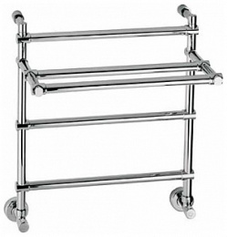 Фото Полотенцесушитель водяной Margaroli Sole 4554703CRP, высота 60.6 см, ширина 53 см, хром