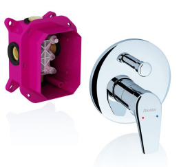 Смеситель скрытого монтажа Ravak  (X070045), хром