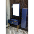 Armadi Art Lucido 852-100-BL Столешница стекло 100см моноблок Насыщеный синий