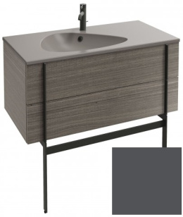 Тумба под раковину Jacob Delafon Nouvelle Vague 100 см, EB3032-S17, цвет - серый антрацит сатин