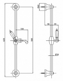 Фото Душевой гарнитур Cezares Lord (LORD-SD-03/24-Bi) золото