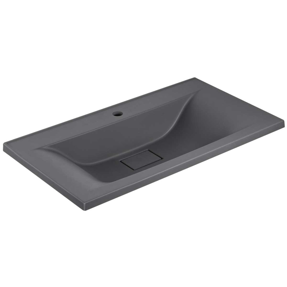 Раковина из кварцевого камня Vincea (VCB-3M900G) серый, матовый
