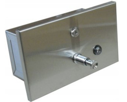 Диспенсер для жидкого мыла Nofer 03202.S встраиваемый Матовая нержавеющая сталь