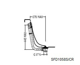 Чугунная ванна Devon&Devon Admiral 2MRADMIRALCRDD, 185 х 85 см