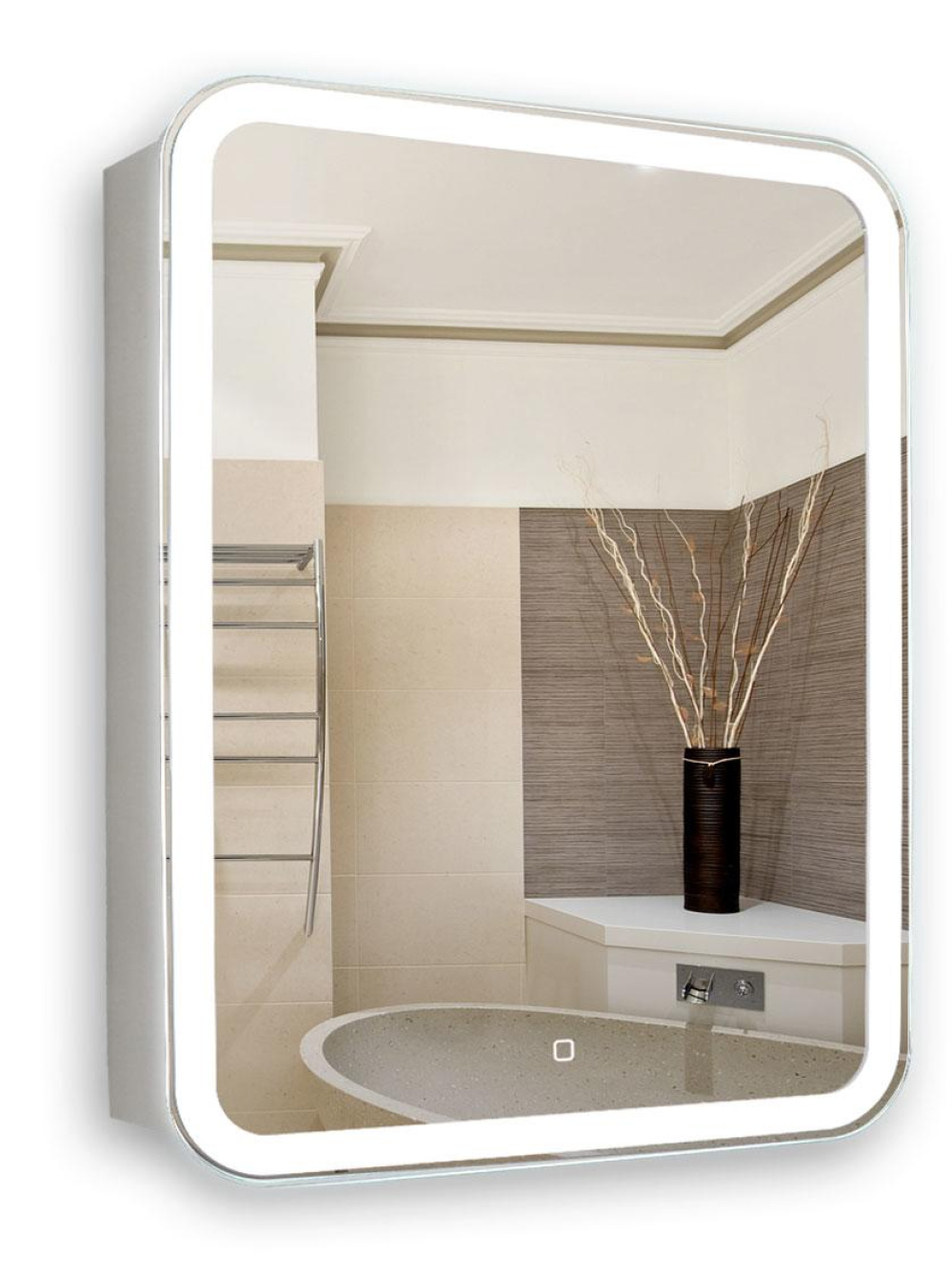 Фото Зеркало-шкаф Silver mirrors Фиджи 60 (LED-00002364)