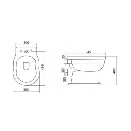 Унитаз BelBagno Boheme BB115CP